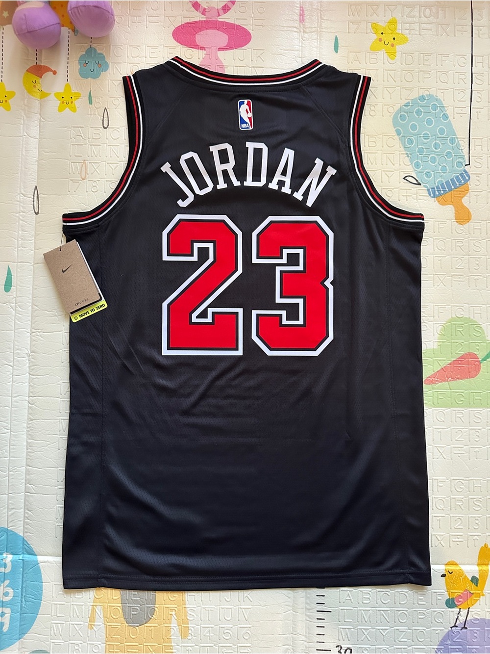 Michael Jordan #23 Black Retro Basketball Jersey Men Size
